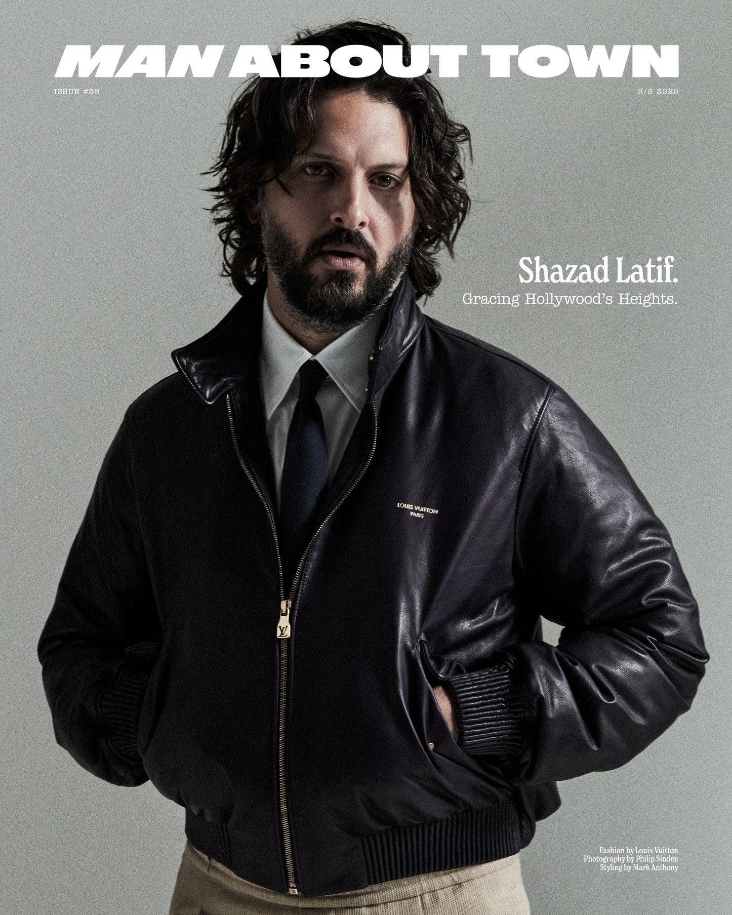 Pre-order: Shazad Latif Covers Man About Town Spring/Summer 2026