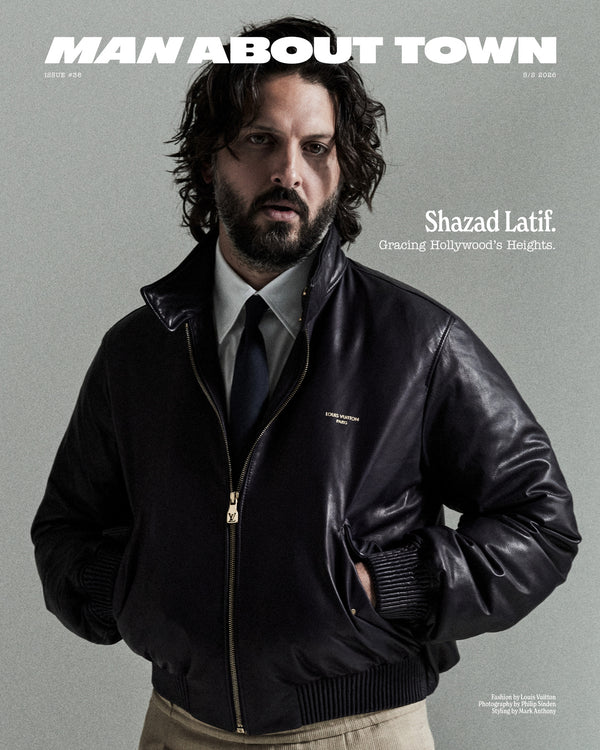Pre-order: Shazad Latif Covers Man About Town Spring/Summer 2026 - MAN ...