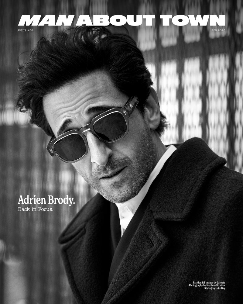Adrien Brody Covers Man About Town Spring/Summer 2026