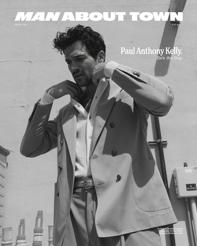 Pre-order: Paul Anthony Kelly Covers Man About Town Spring/Summer 2026 wearing Brunello Cucinelli