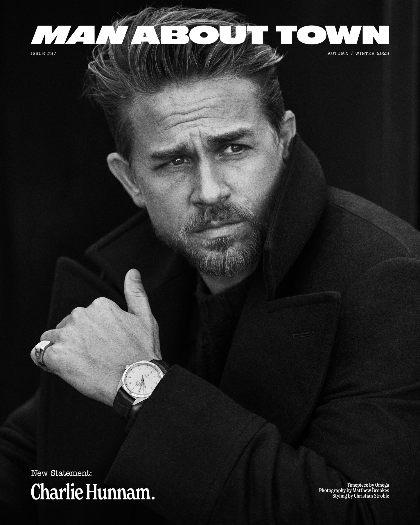 Charlie Hunnam Covers Man About Town Autumn/Winter 2025