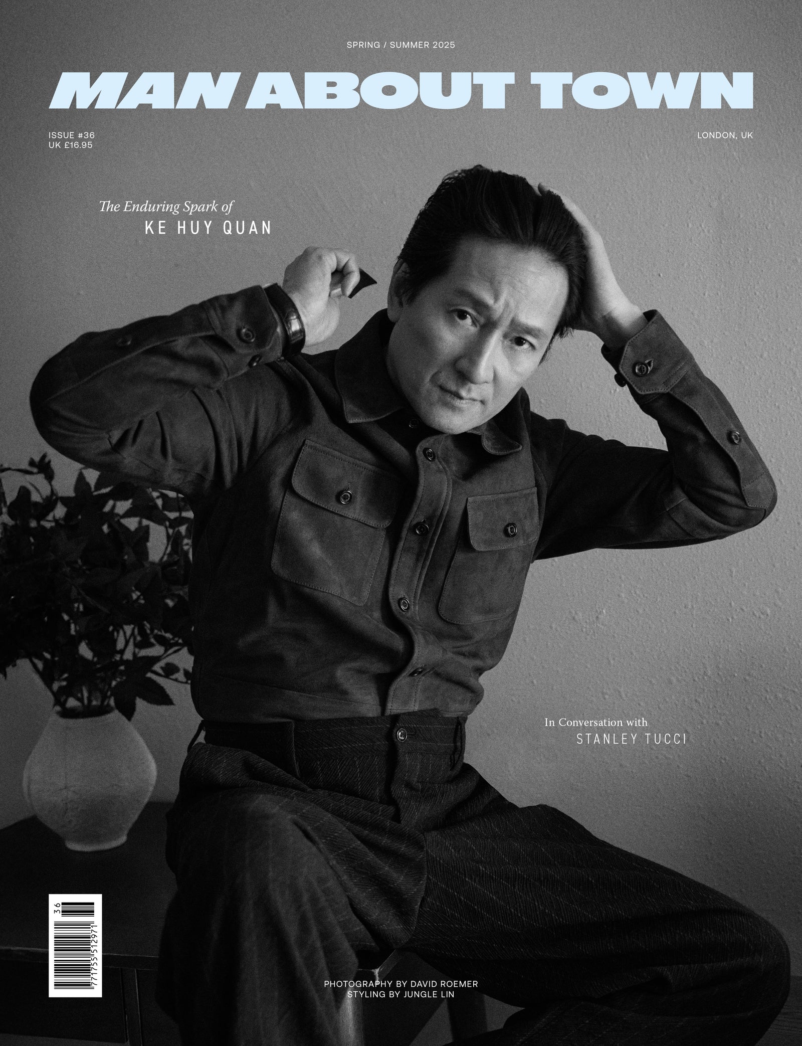 Ke Huy Quan Covers Man About Town Spring/Summer 2025