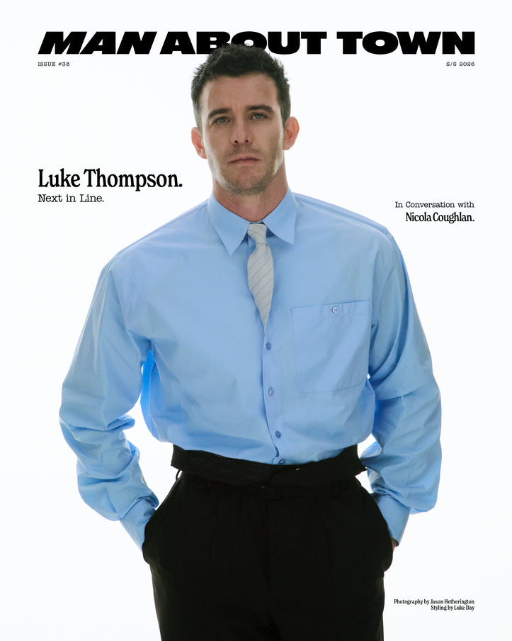 Pre-order: Luke Thompson Covers Man About Town Spring/Summer 2026