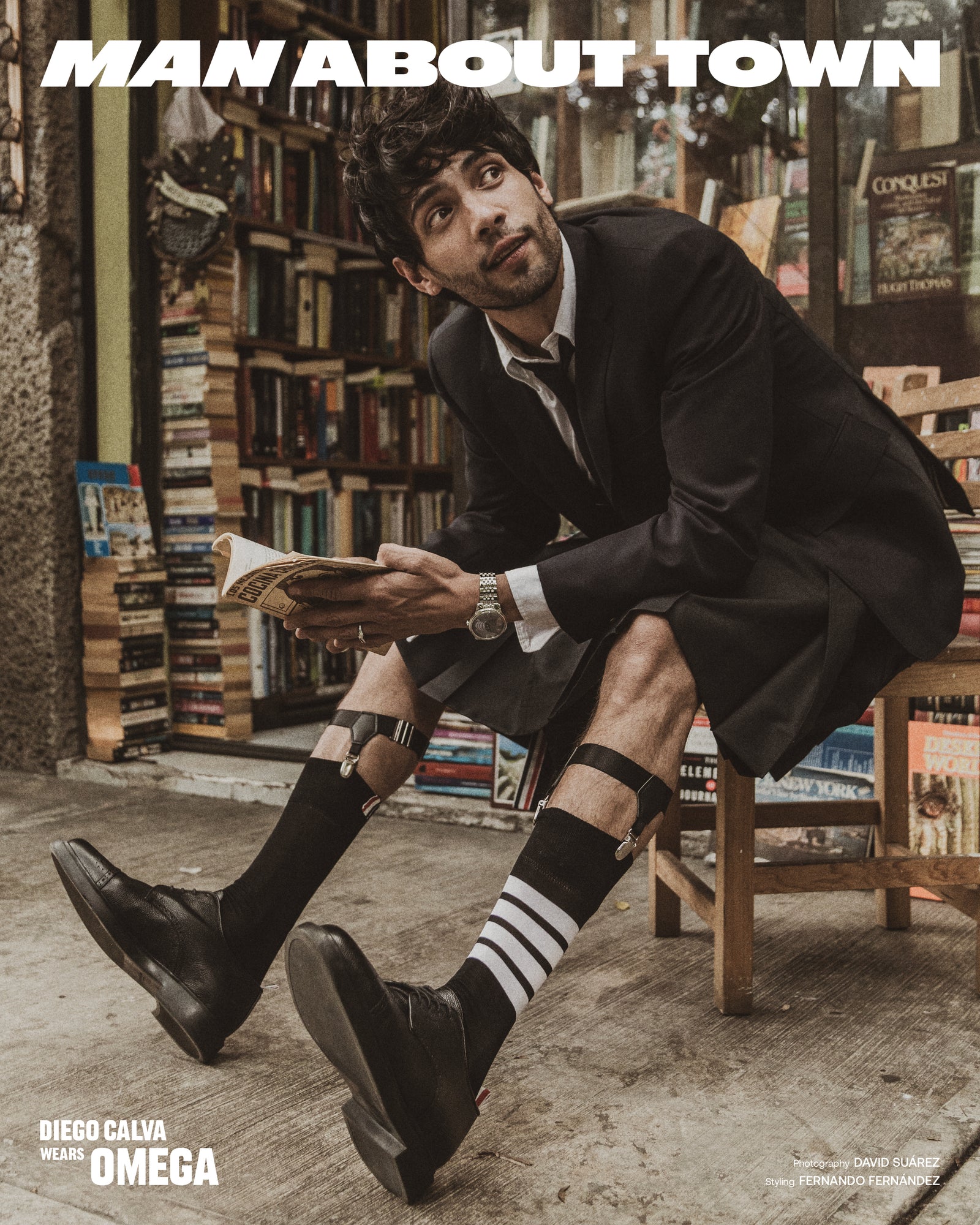 Diego Calva Covers Man About Town's Autumn/Winter 2023 Issue