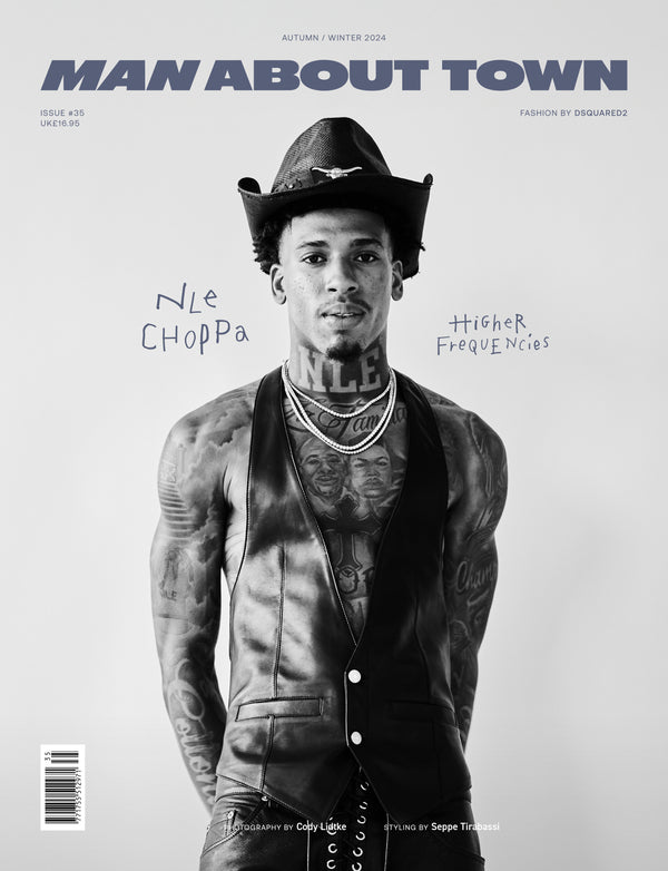 NLE Choppa Covers Man About Town's Autumn/Winter 2024 Issue wearing Ds ...