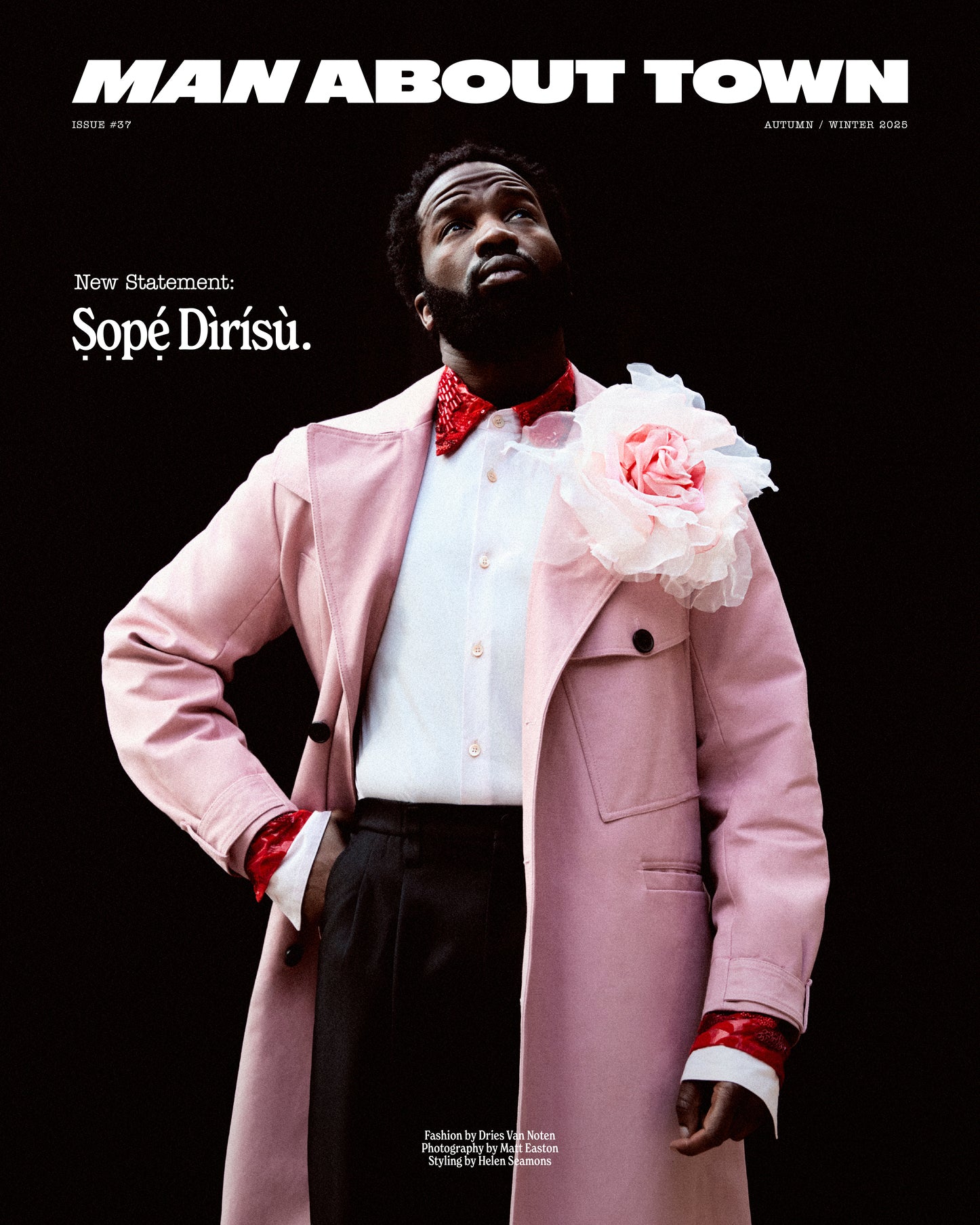 Ṣọpẹ́ Dìrísù Covers Man About Town Autumn/Winter 2025