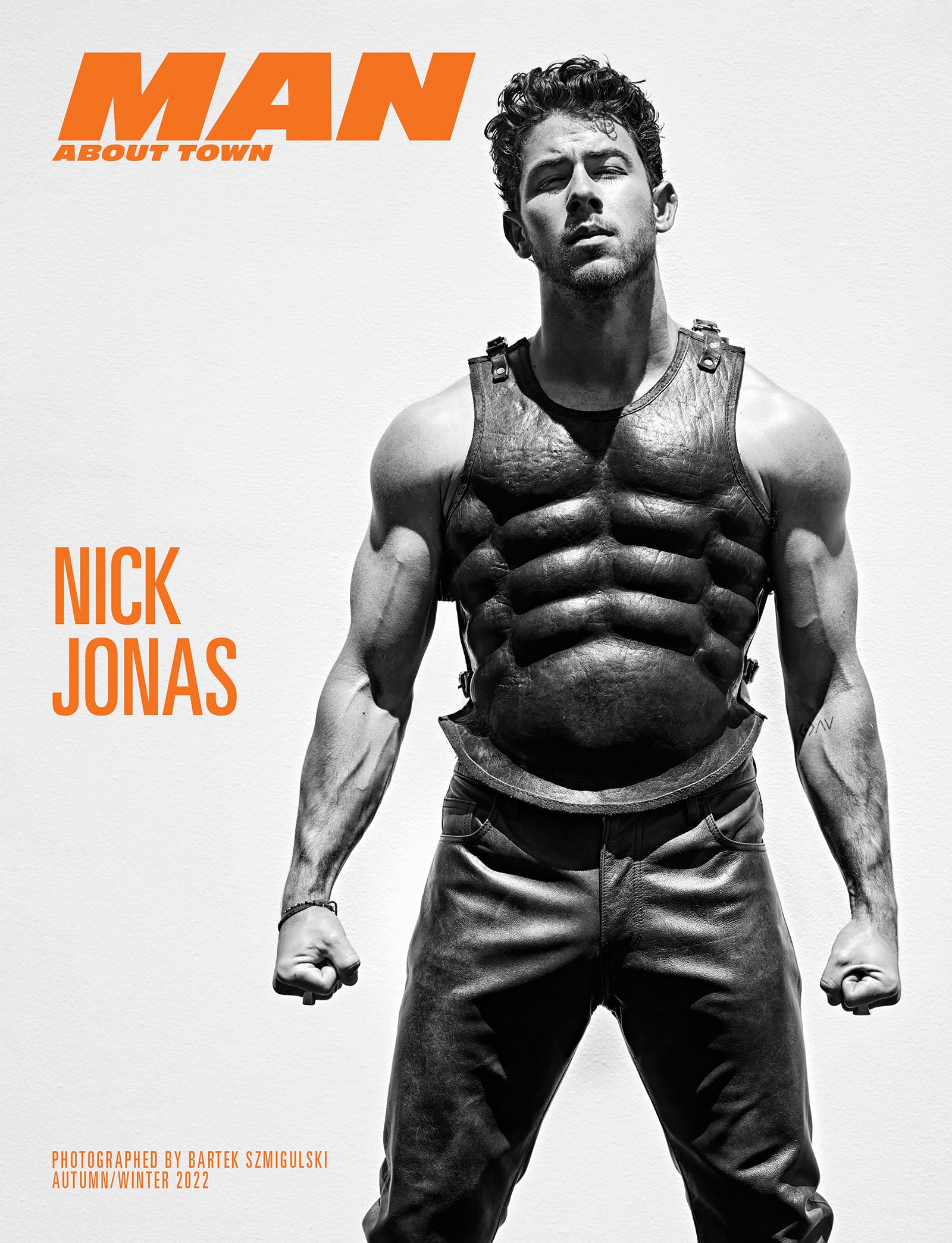Nick Jonas covers Man About Town's Autumn Winter 2022 Issue